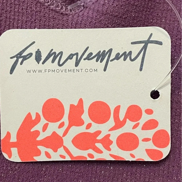 Free‎ People Movement Plum Crop Top New - Picture 8 of 8